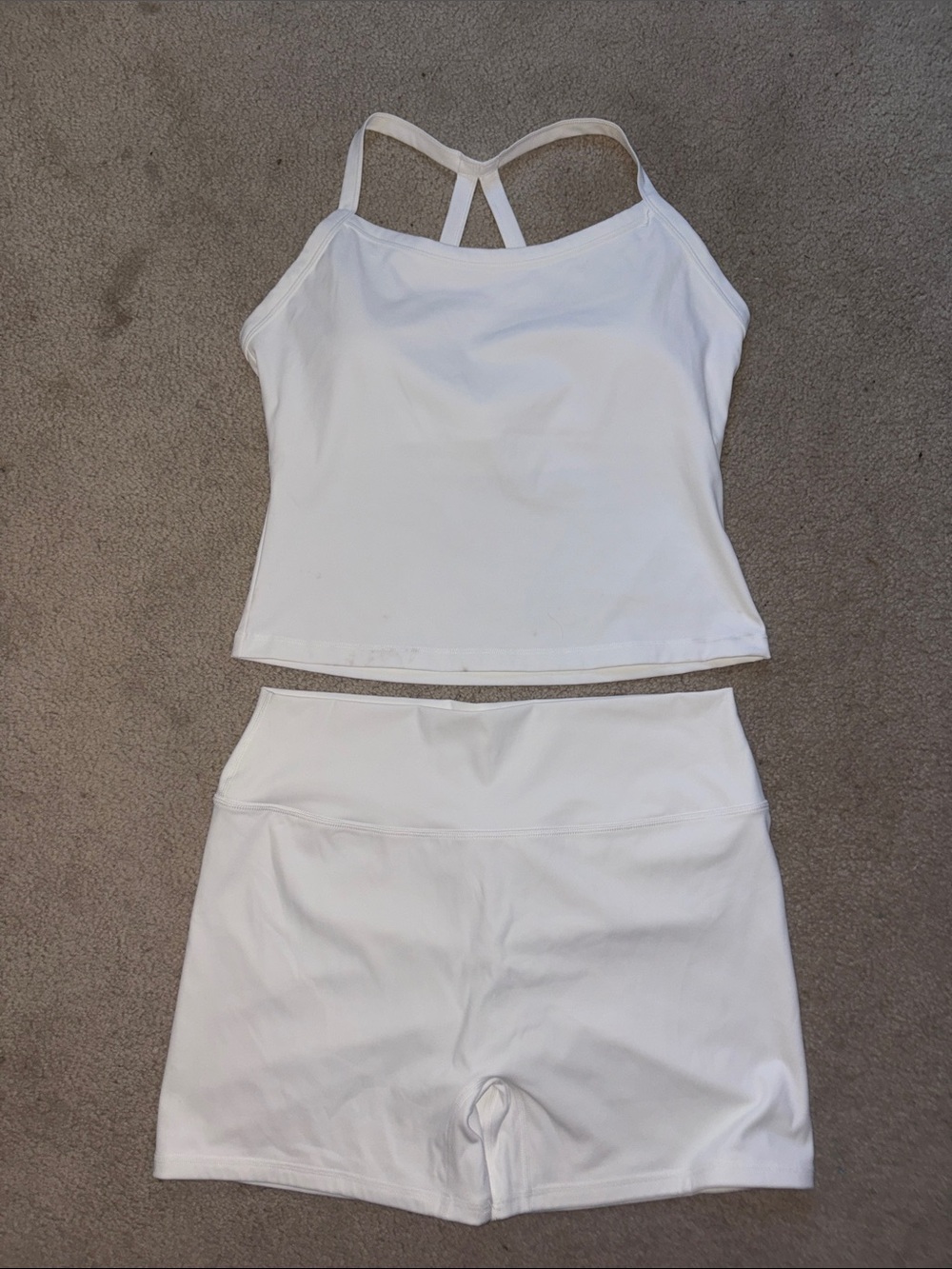 BRAND NEW White Workout Set